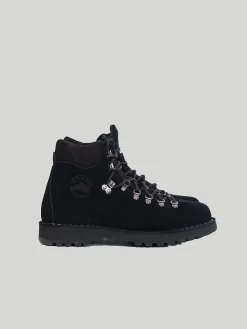 Roccia Vet Black Suede Shearling