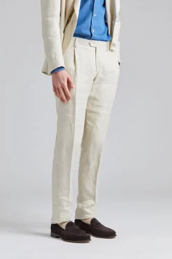 Roma Soho Linen Suit Beige