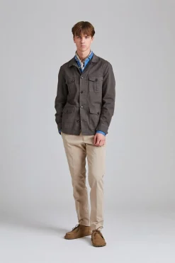 Safari Shirt Jacket Army Green