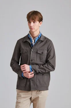 Safari Shirt Jacket Army Green