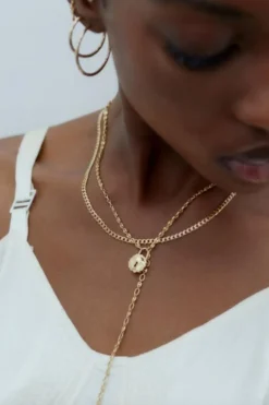 Saffi Necklace 43 Gold HP