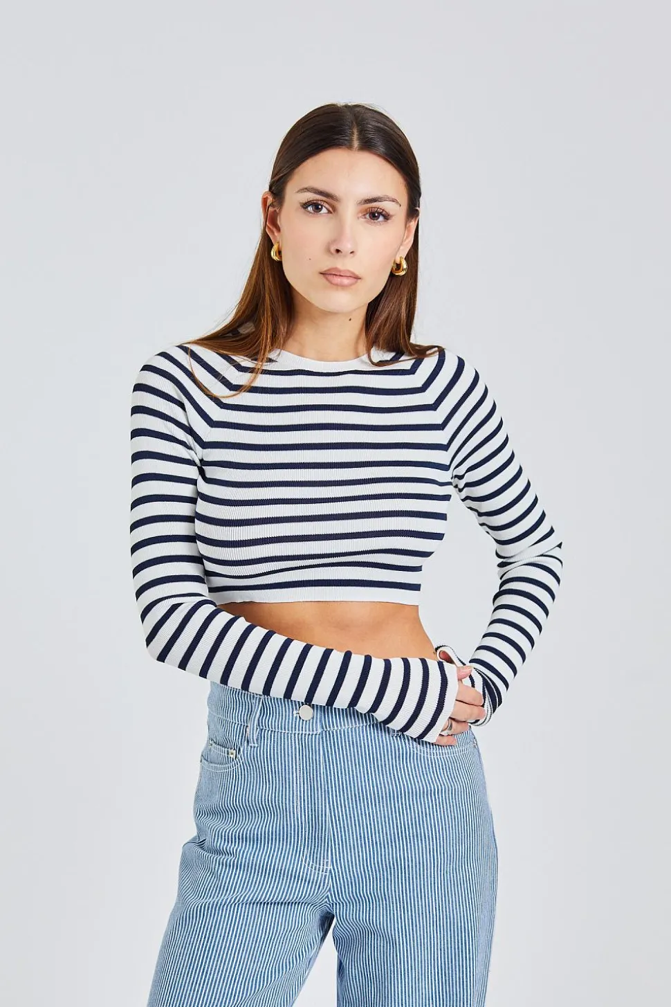 Sandi Top Bright White Comb