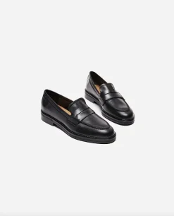 Sara Leather Black