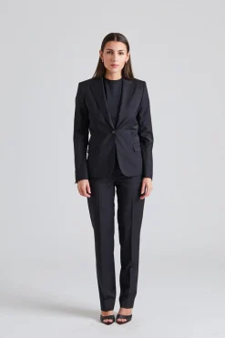 Sasha Cool Wool Blazer Black