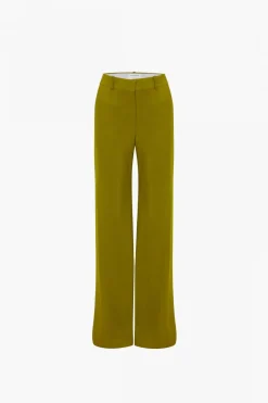 Sculptural Trouser Parrot Green