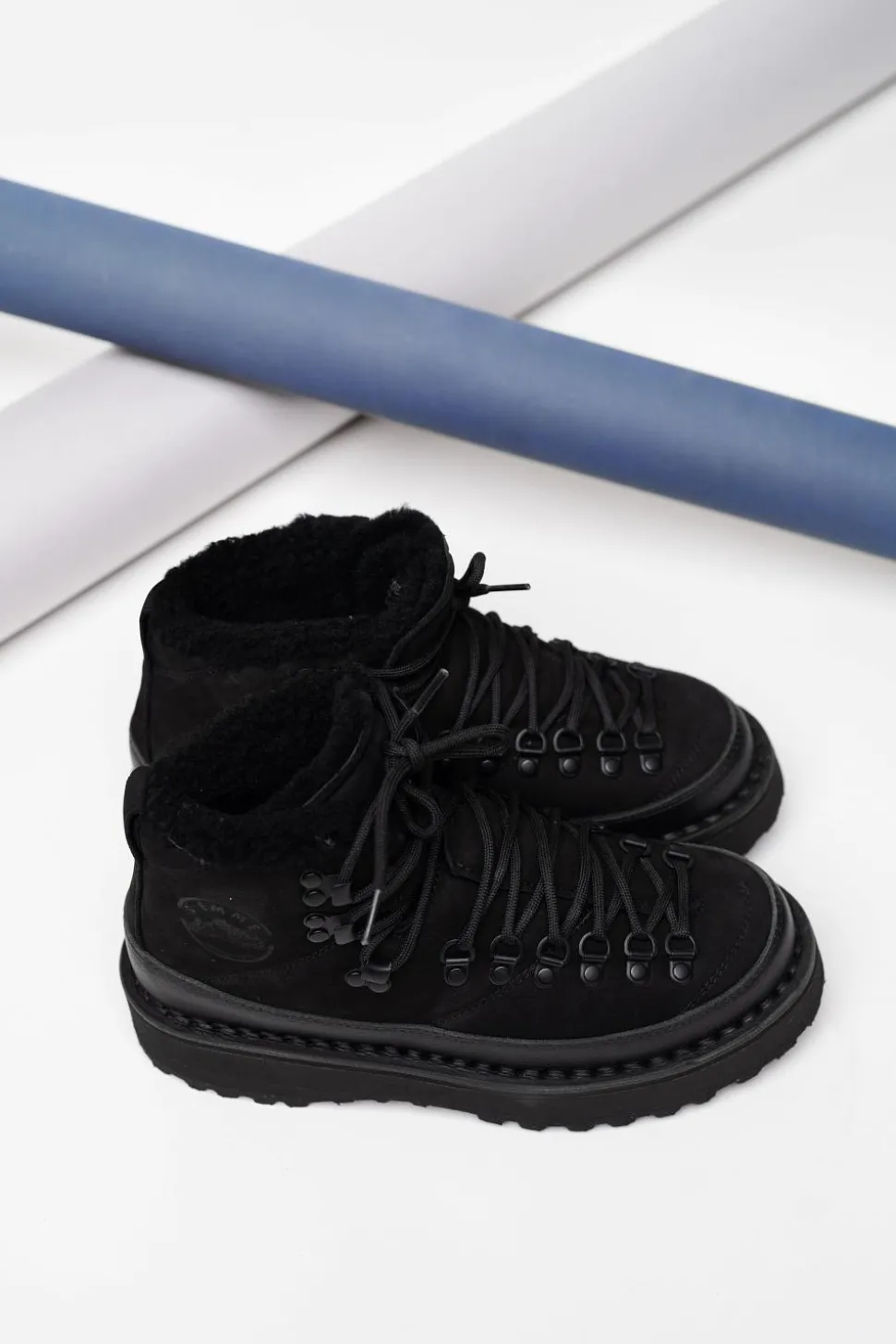 Sesto Black Shearling