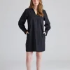 Short Shirt Dress Black