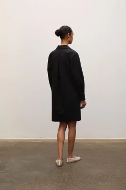 Short Shirt Dress Black
