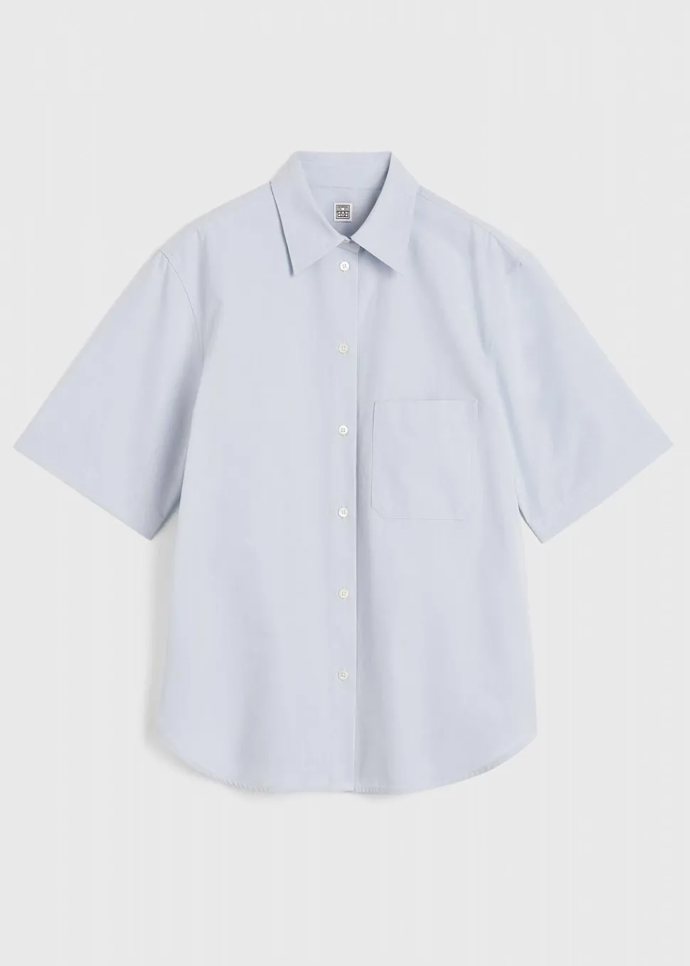 Short-sleeve Poplin Shirt Ice