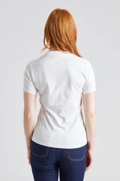 Shrunken Logo Tee White