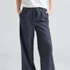Siena Drawstring Trousers Charcoal