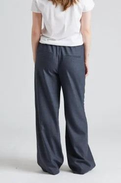 Siena Drawstring Trousers Charcoal
