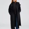 Signature Wool Cashmere Coat Black