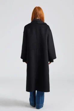 Signature Wool Cashmere Coat Black