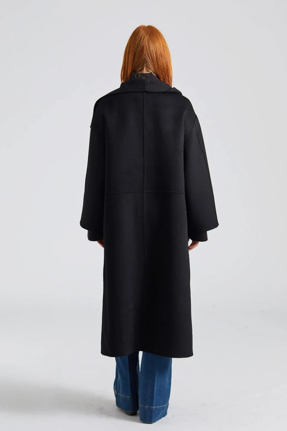 Signature Wool Cashmere Coat Black