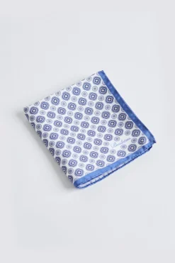 Silk Bandana Blue Medallion