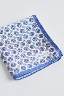 Silk Bandana Blue Medallion