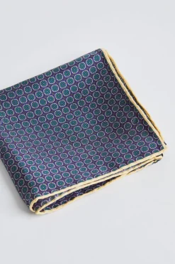 Silk Bandana Navy/Creme