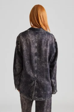 Single Breasted Jacket FN-WN-SUIT000583 Black/Beige