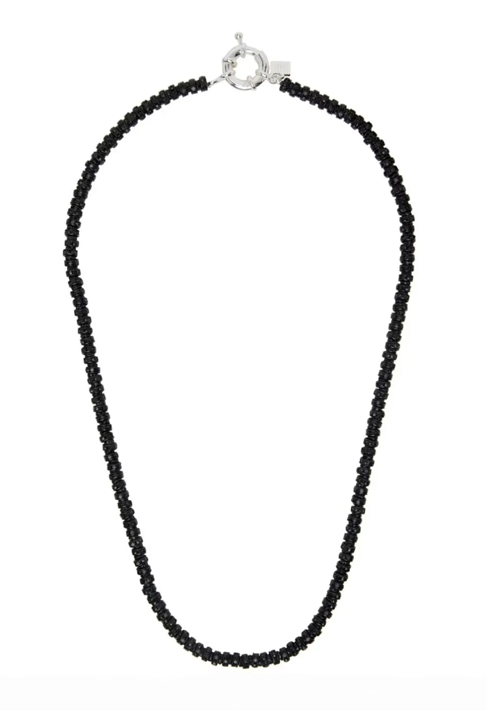 Skinny Diamond Necklace Black