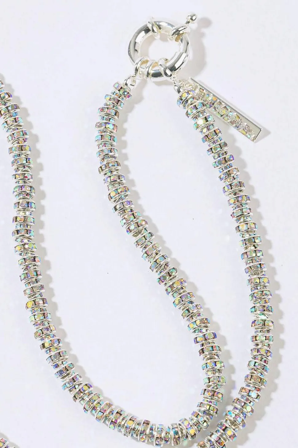 Skinny Diamond Necklace 45cm
