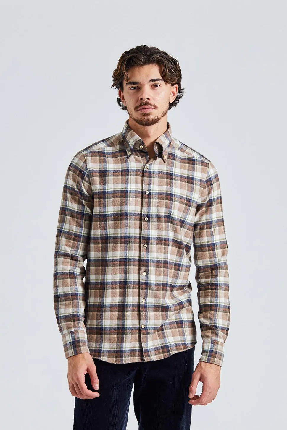 Skjorte Slim Brun