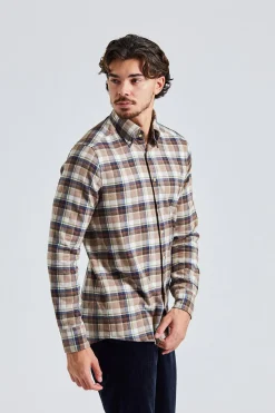 Skjorte Slim Brun