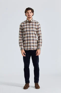Skjorte Slim Brun