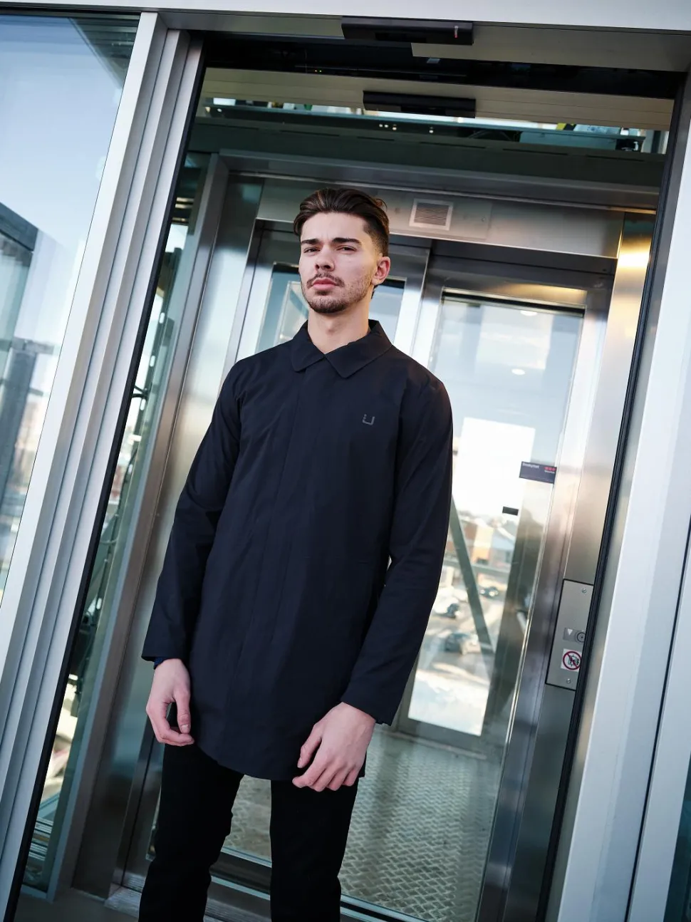 Sky Fall Coat Black