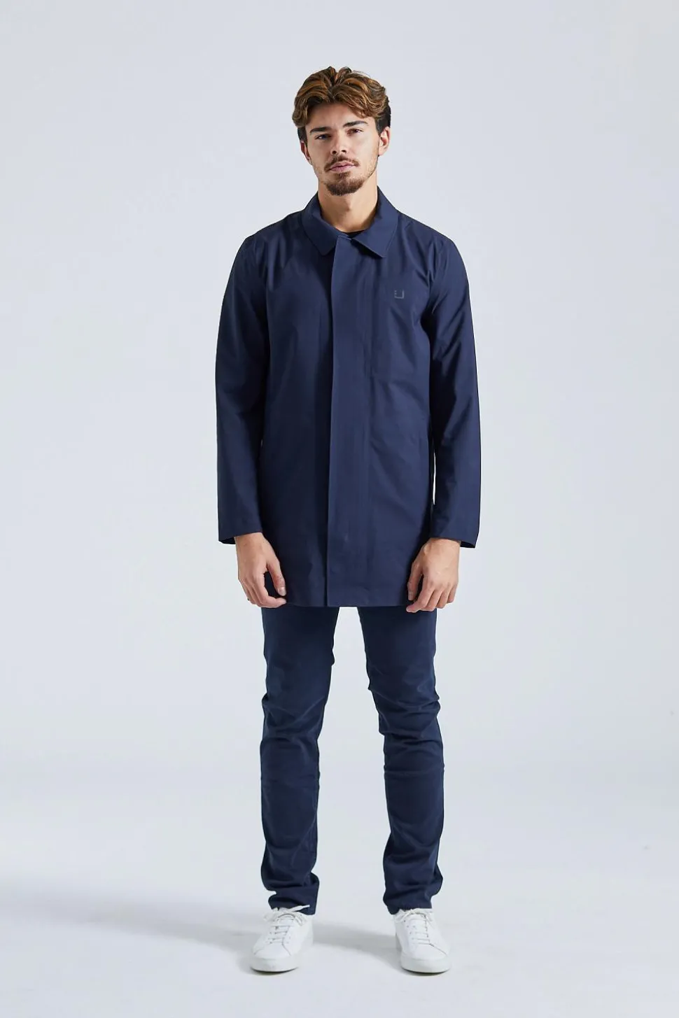 Sky Fall Coat Navy