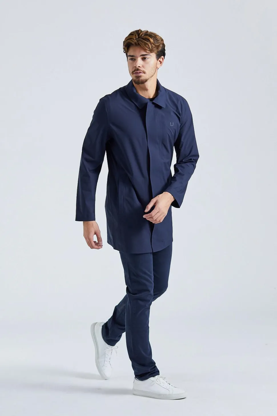 Sky Fall Coat Navy