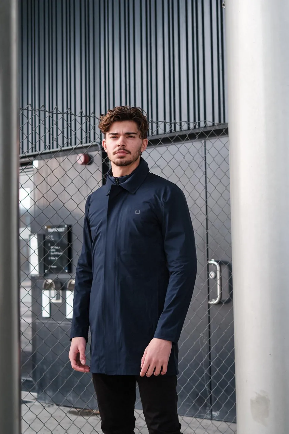Sky Fall Coat Navy