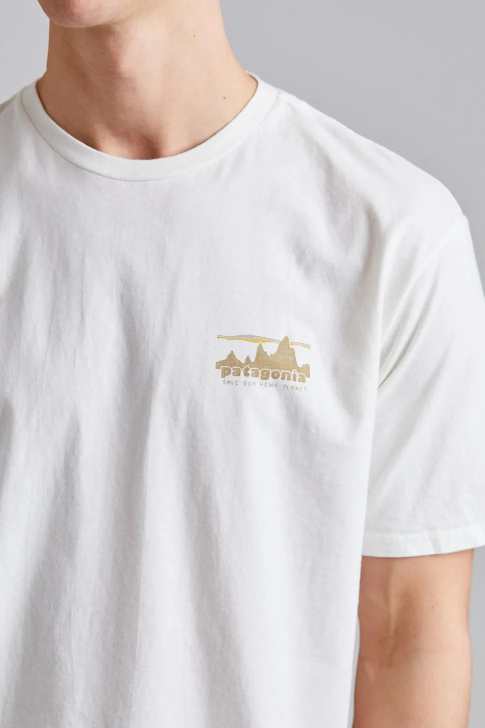 73 Skyline Organic T-Shirt Birch White