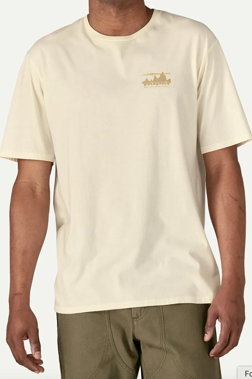 73 Skyline Organic T-Shirt Birch White