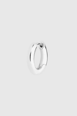 Slate 8 Huggie Silver