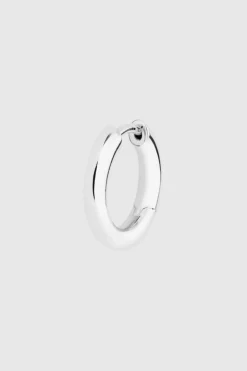 Slate 12 Huggie Silver