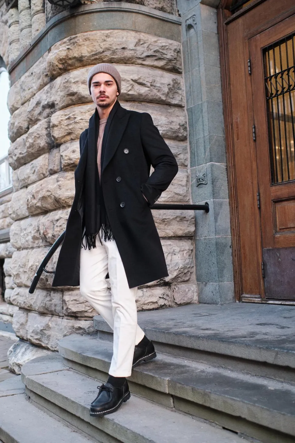 Slater Coat Black