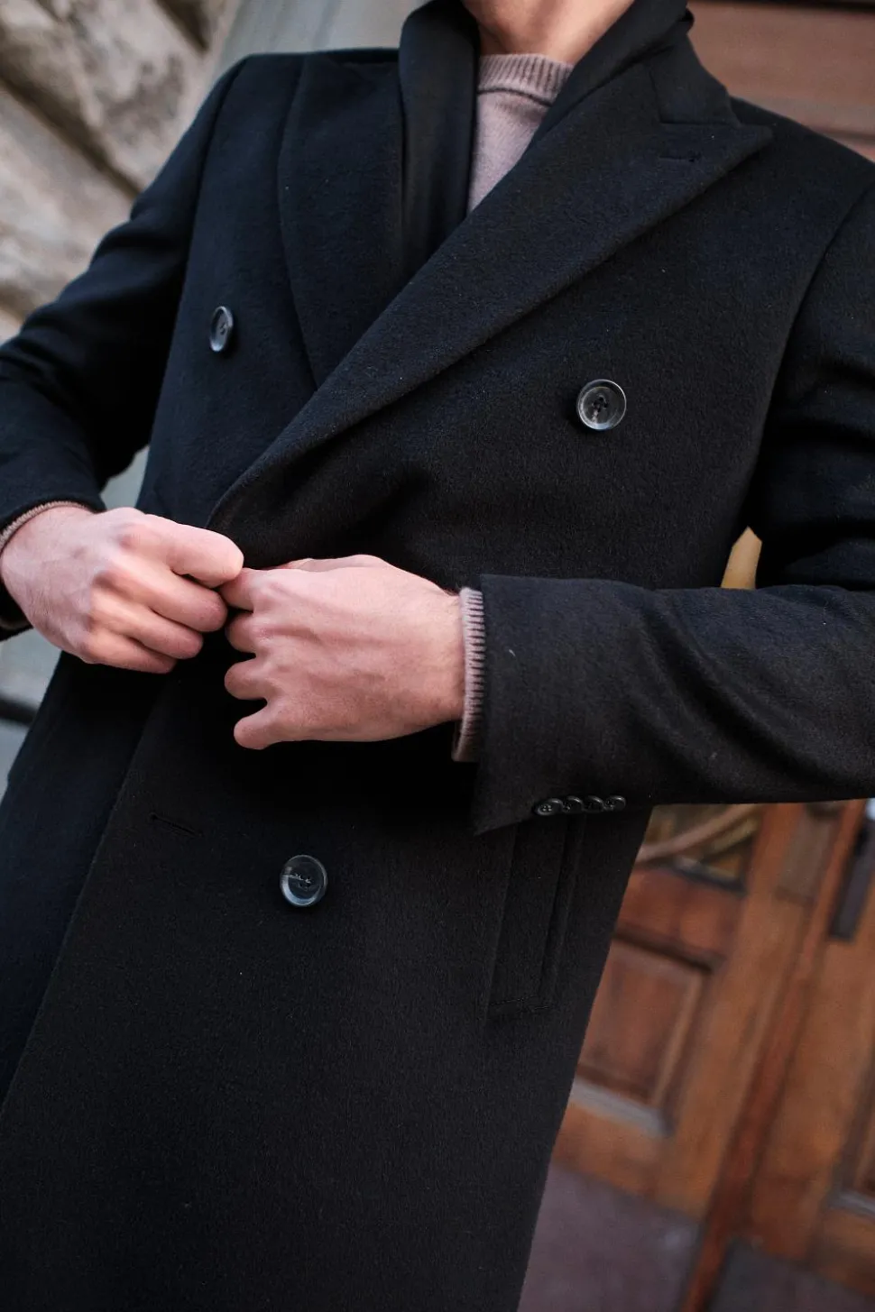 Slater Coat Black