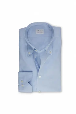 Slimline Button Down Lt Blue