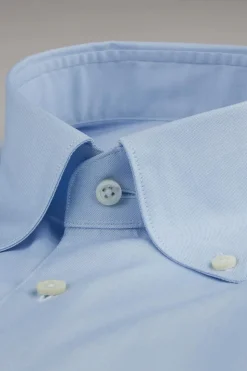 Slimline Button Down Lt Blue