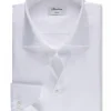 Slimline Cotton Linen Shirt White