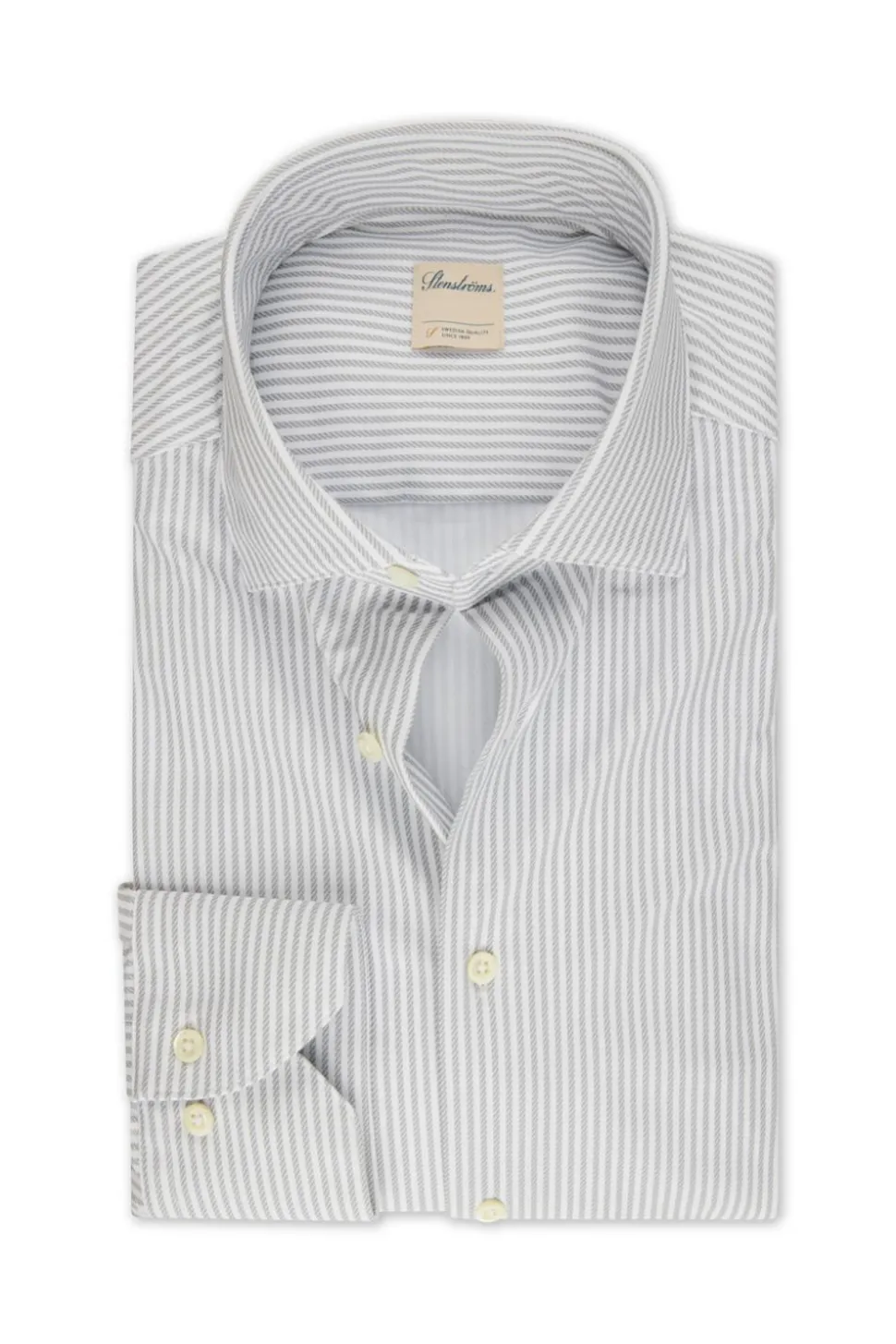 Slimline Jersey Light Grey Stripe
