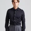 Slimline Jersey Shirt Black