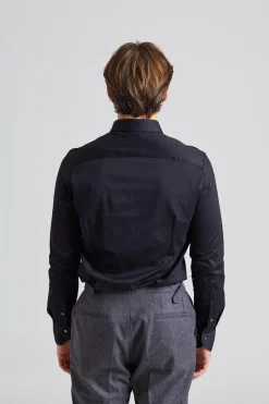 Slimline Jersey Shirt Black