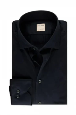 Slimline Jersey Shirt Navy
