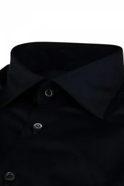 Slimline Jersey Shirt Navy