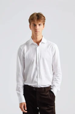 Slimline Jersey Shirt White