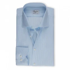 Slimline Pinstriped Lyseblå