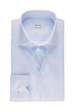 Slimline White/Blue Stripe