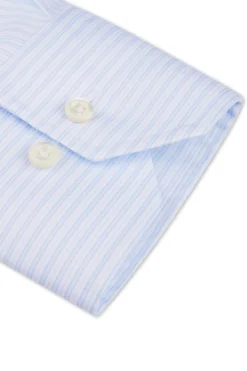 Slimline White/Blue Stripe